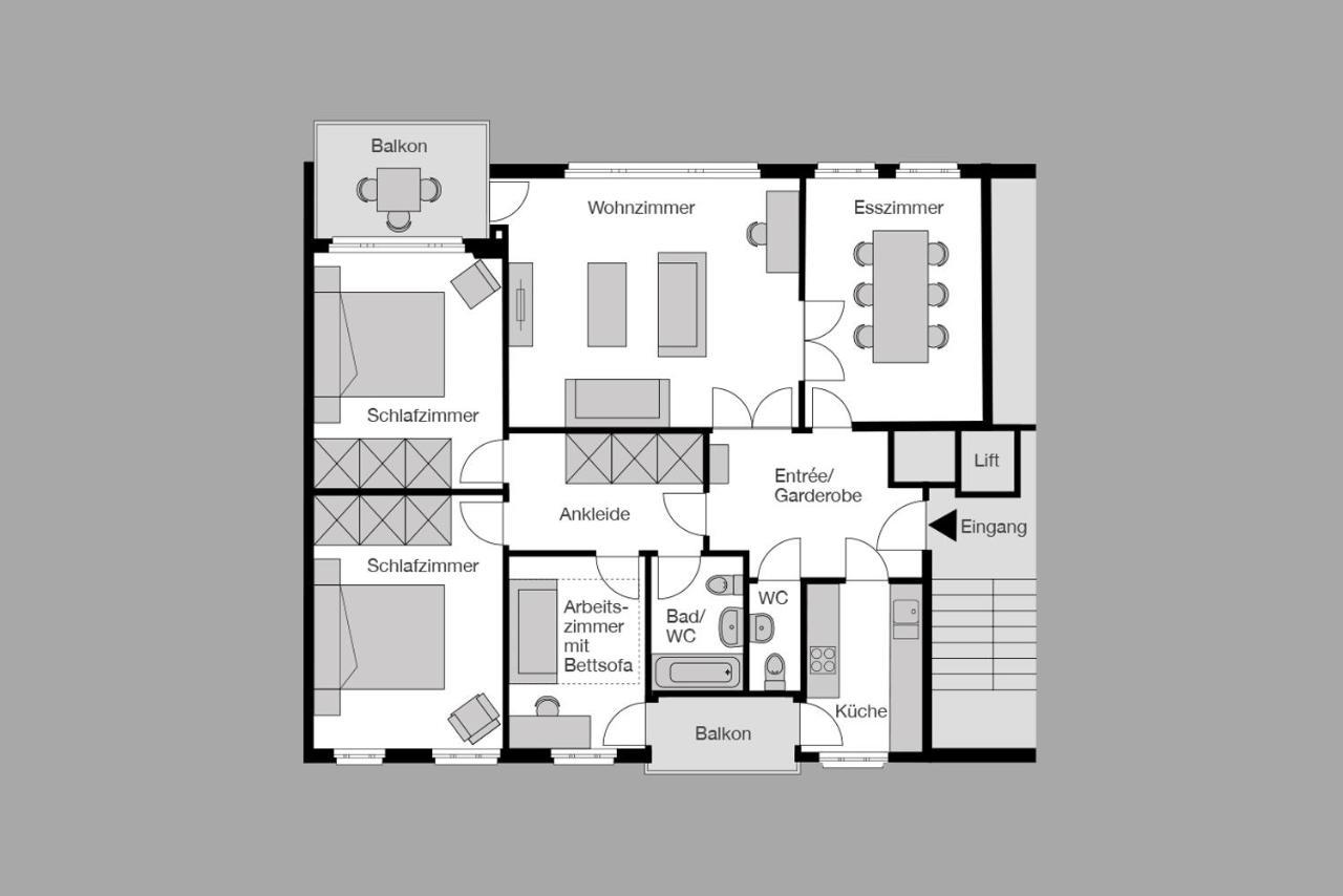 City Stay Furnished Apartments - Fasenstaubstrasse Schaffhausen Luaran gambar